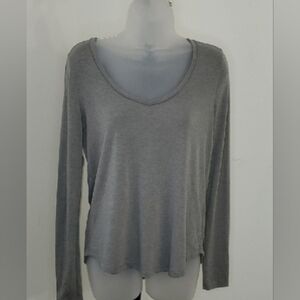 Aeropostale Classic Gray Long Sleeve Top